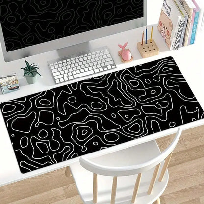 Large Non-Slip Line Pattern Gaming Mouse Mat My Store